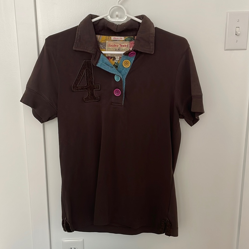 Equestrian collared t-shirt